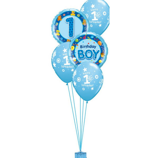 first birthday balloons boy